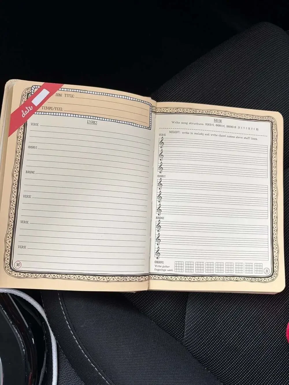 Peter Pauper Press Songwriter's Journal